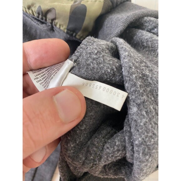 Boys Size Small Sweatpants Revolution Grey and Comoflage Striped - Picture 7 of 7